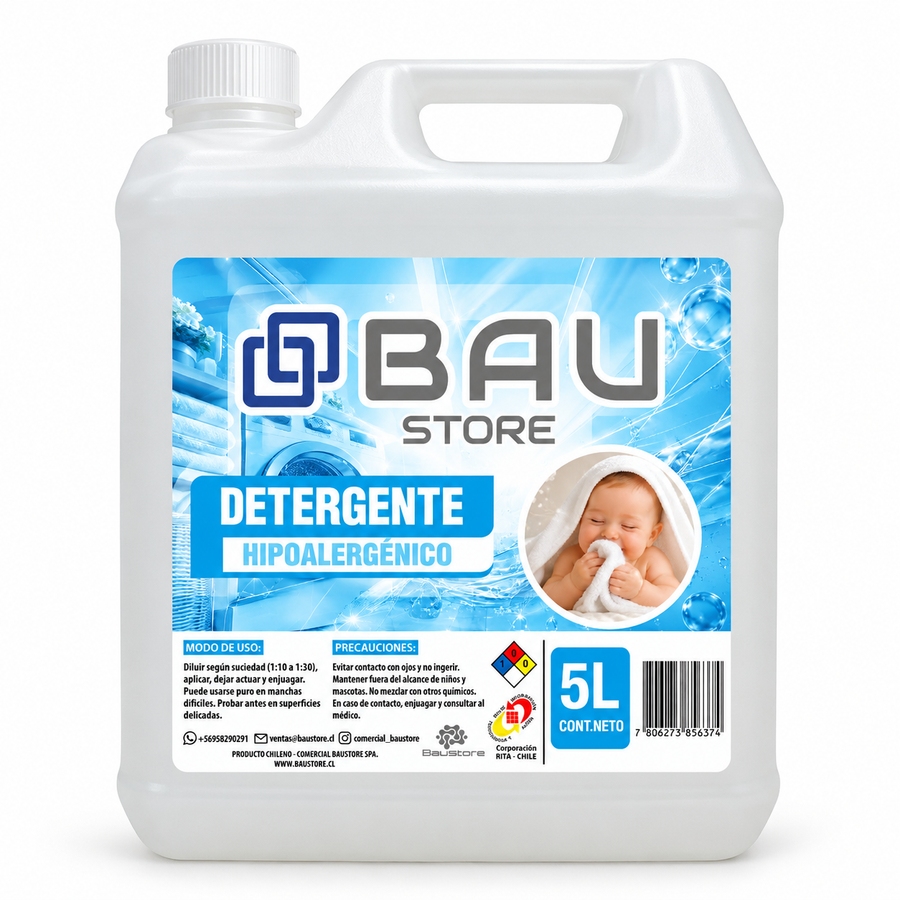 Detergente Hipoalergenico Baustore botella 5LT